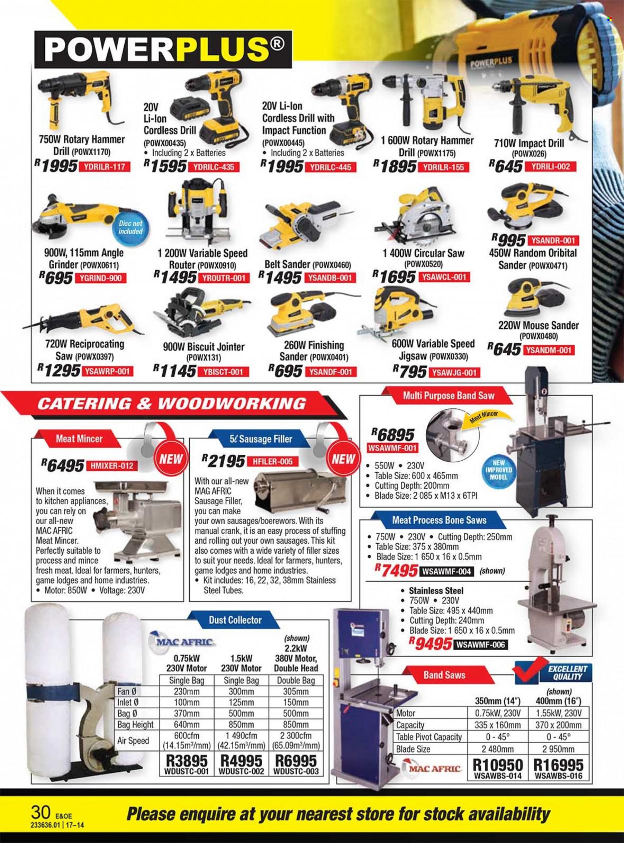 Adendorff Machinery Mart specials. Page 30