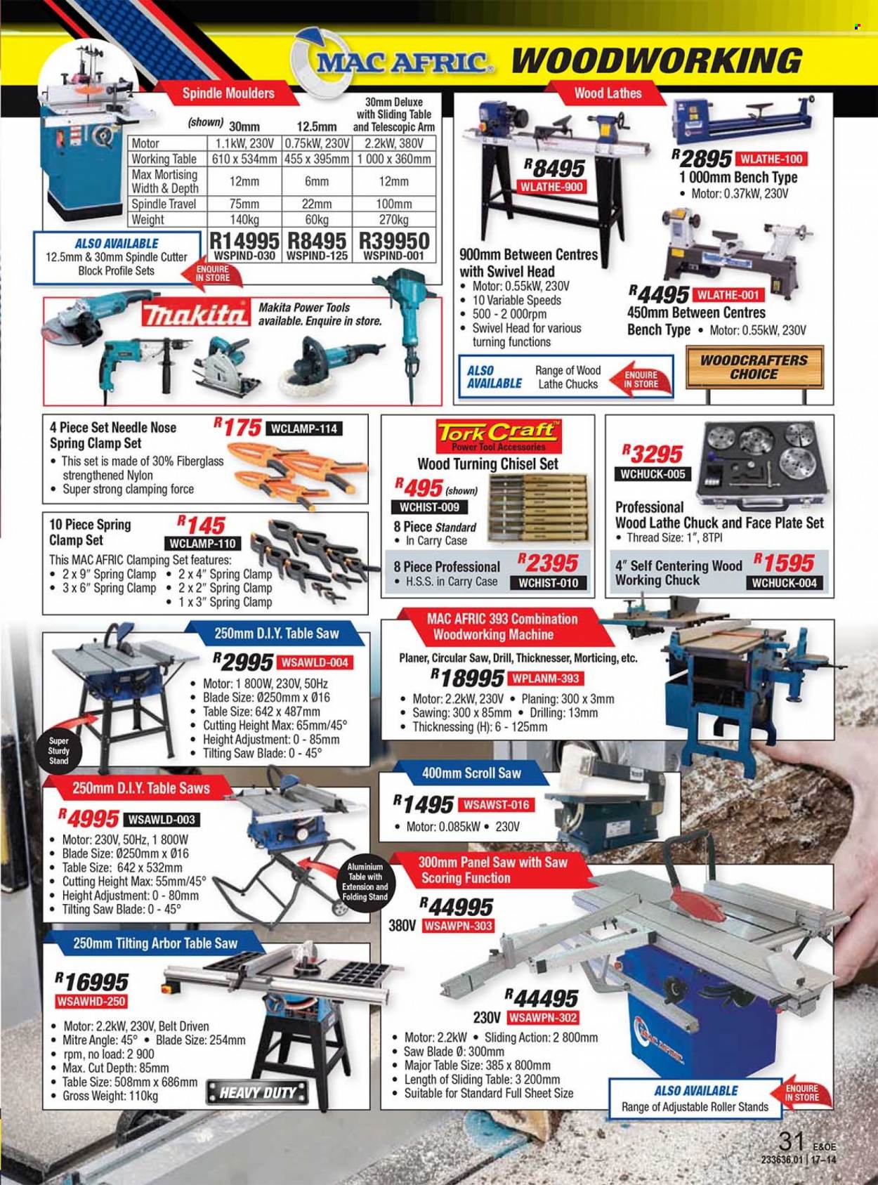 Adendorff Machinery Mart specials. Page 31