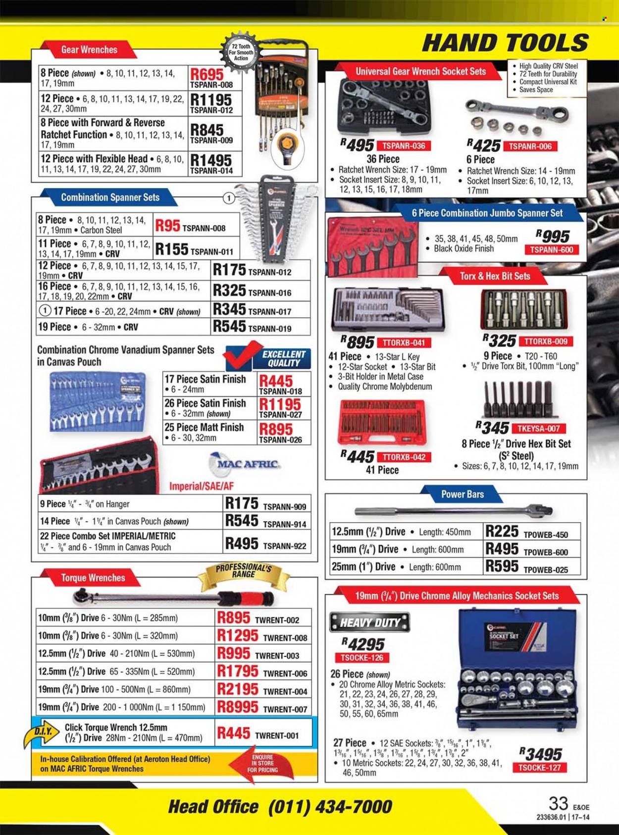 Adendorff Machinery Mart specials. Page 33