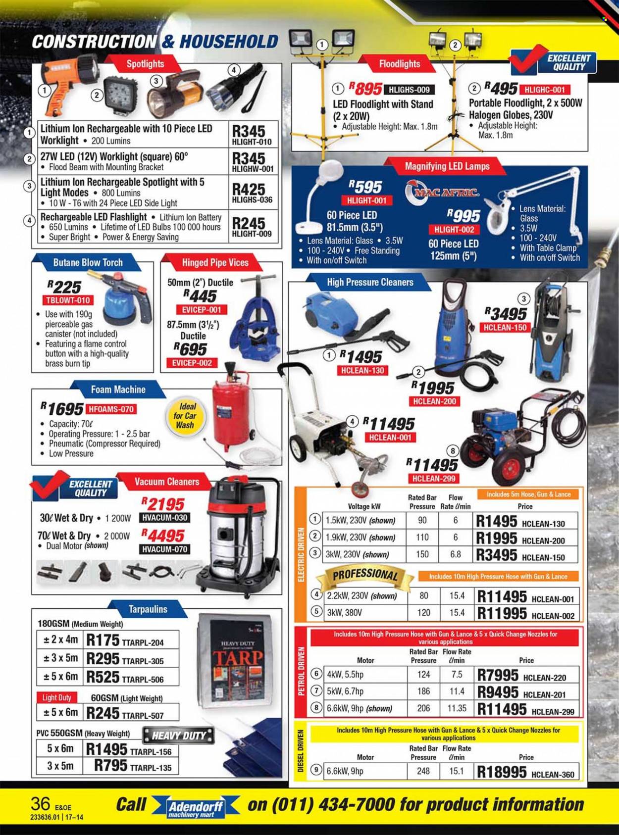 Adendorff Machinery Mart specials. Page 36