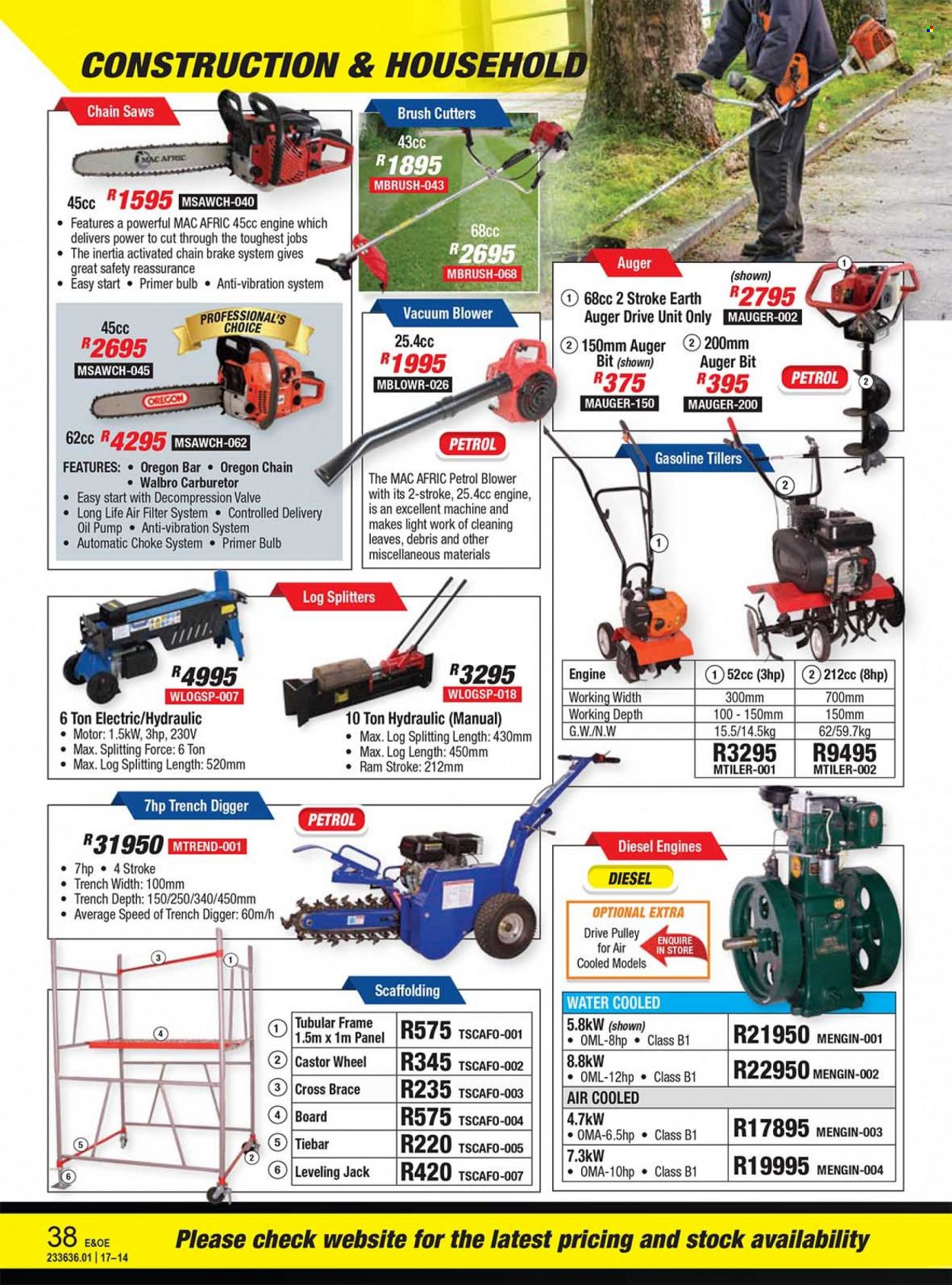 Adendorff Machinery Mart specials. Page 38