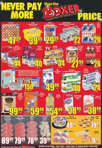 Boxer catalogue  - 20/01/2022 - 26/01/2022.