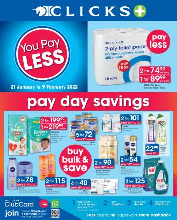 Clicks catalogue  - 21/01/2022 - 09/02/2022.