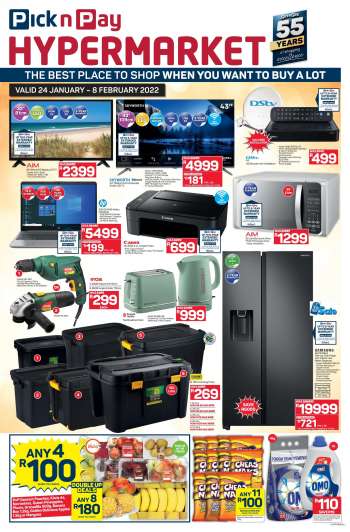 Pick n Pay Hypermarket catalogue  - 24/01/2022 - 08/02/2022.