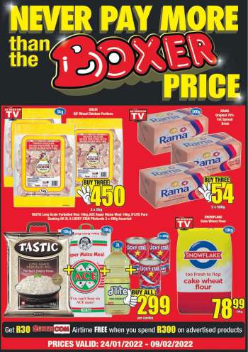 Boxer catalogue  - 24/01/2022 - 09/02/2022.