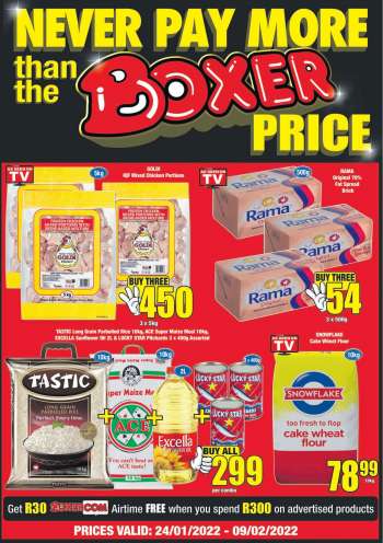 Boxer catalogue  - 24/01/2022 - 09/02/2022.