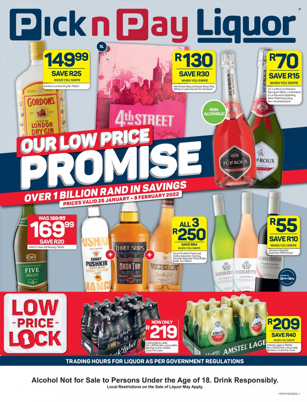 Pick n Pay Liquor specials - 25/01/2022 - 08/02/2022. Page 1