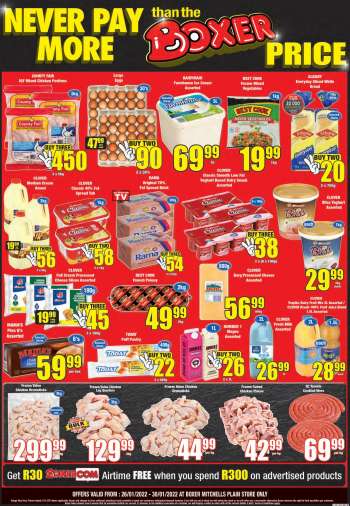 Boxer catalogue  - 26/01/2022 - 30/01/2022.