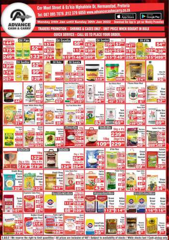 Advance Cash & Carry catalogue  - 24/01/2022 - 30/01/2022.