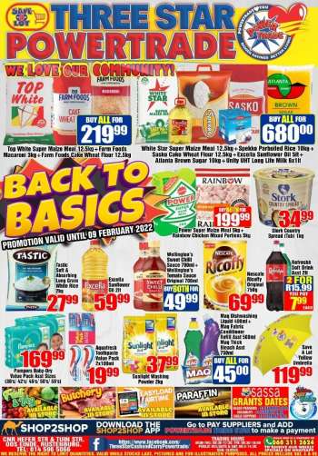 Three Star Cash and Carry catalogue  - 26/01/2022 - 09/02/2022.