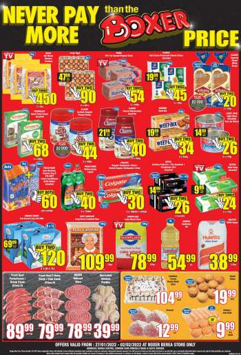 Boxer catalogue  - 27/01/2022 - 02/02/2022.