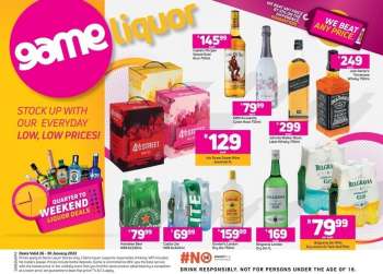 Game catalogue  - 26/01/2022 - 30/01/2022.