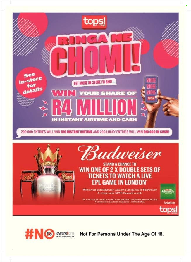 TOPS at SPAR specials - 25/01/2022 - 05/02/2022. Page 2