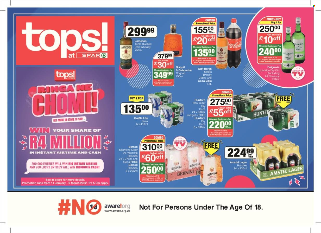 TOPS at SPAR specials - 25/01/2022 - 05/02/2022. Page 1