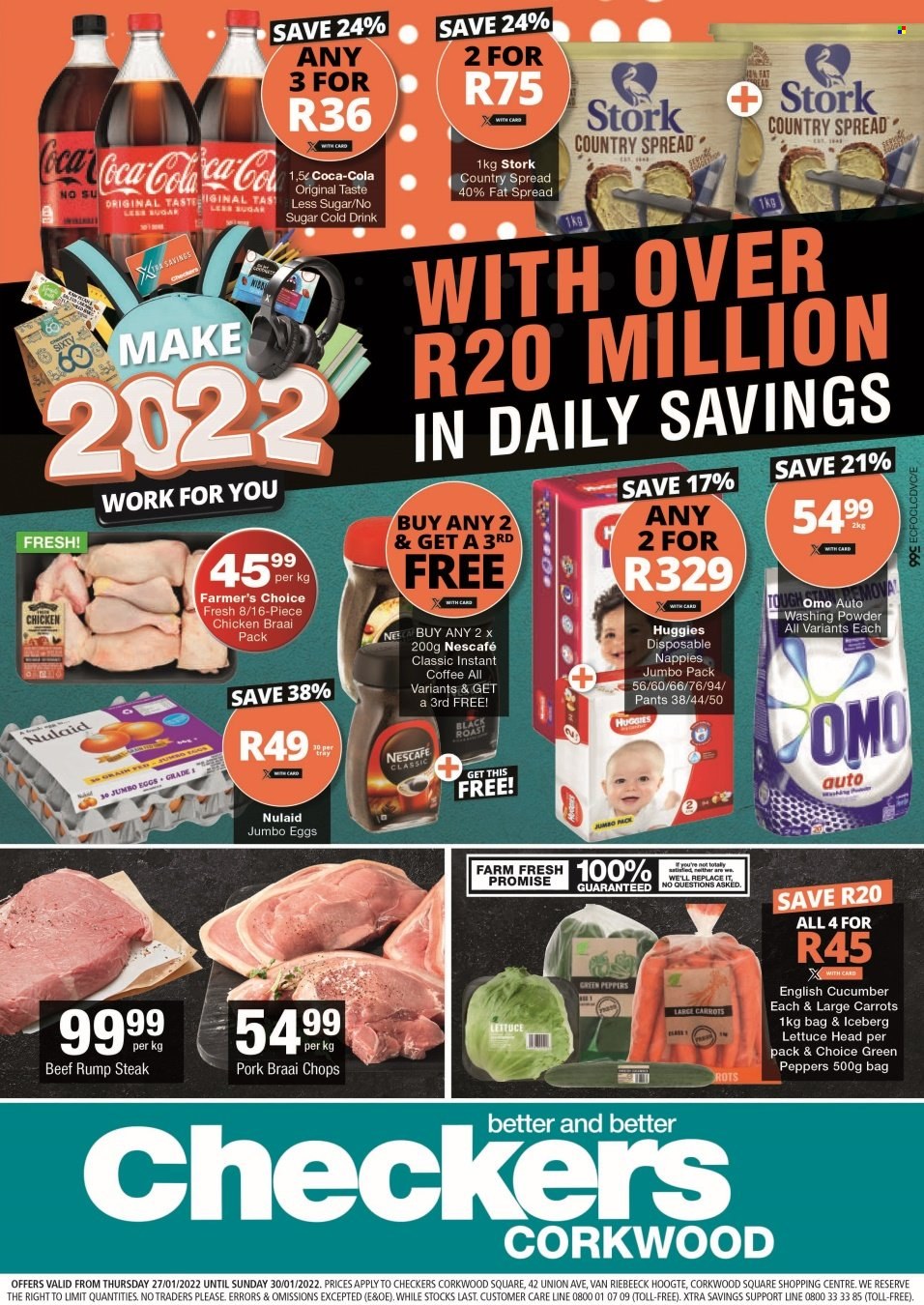 Checkers specials - 27/01/2022 - 30/01/2022. Page 1