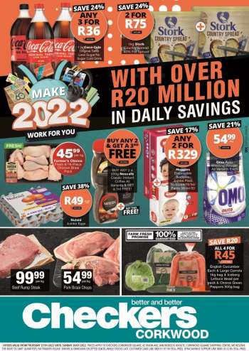 Checkers catalogue  - 27/01/2022 - 30/01/2022.
