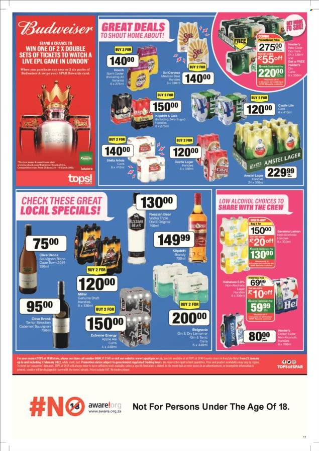 SPAR specials - 25/01/2022 - 07/02/2022. Page 11