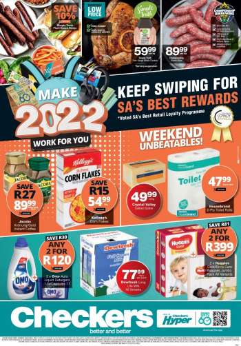 Checkers catalogue  - 27/01/2022 - 30/01/2022.