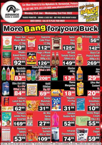 Advance Cash & Carry catalogue  - 31/01/2022 - 02/02/2022.