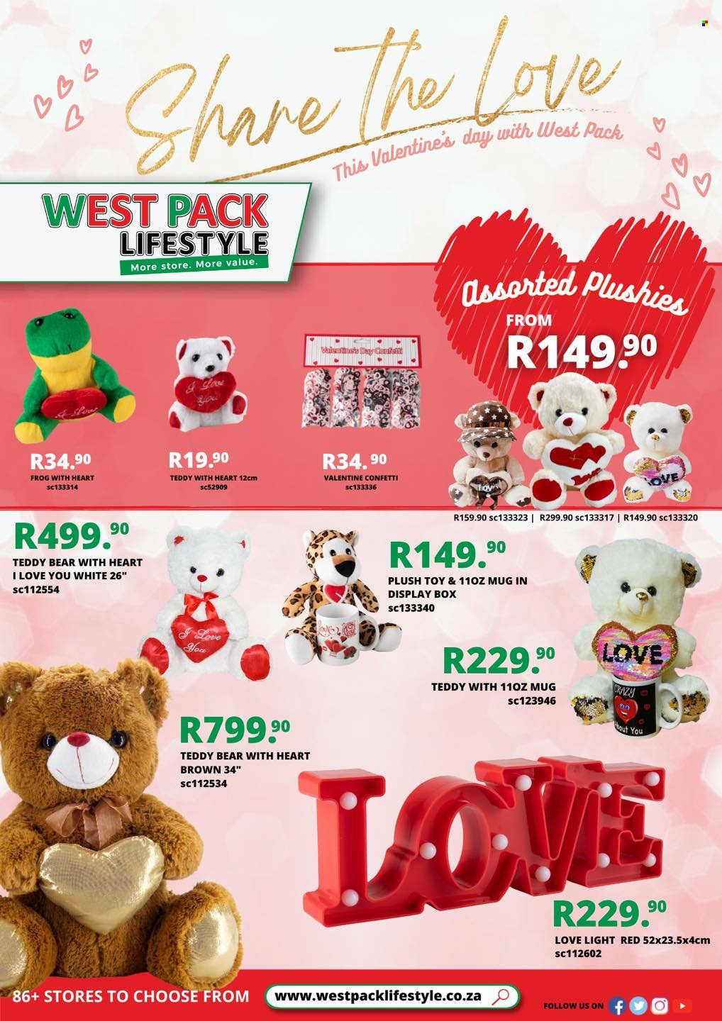 West Pack Lifestyle specials. Page 1