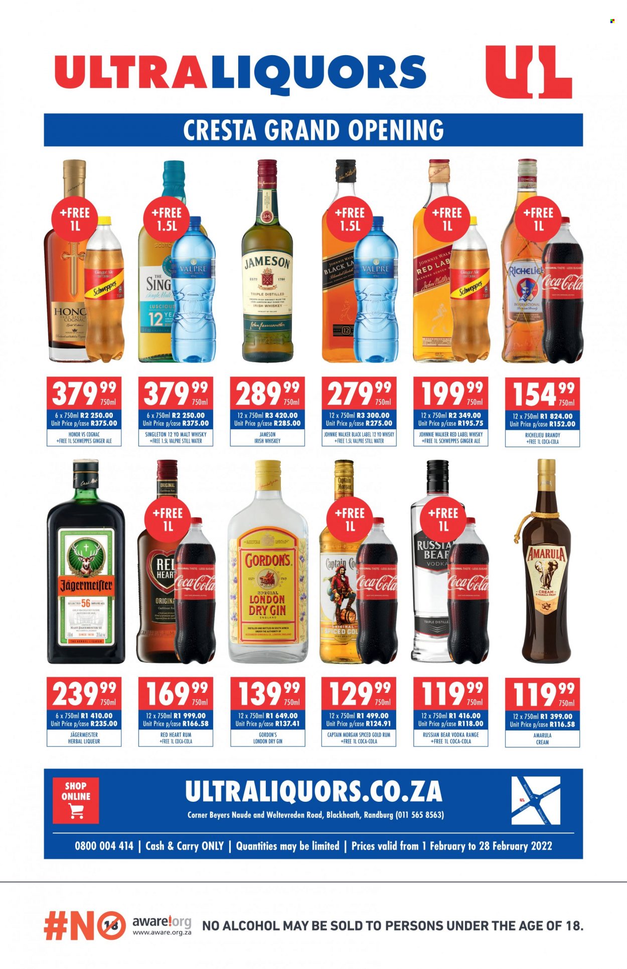Ultra Liquors specials - 01/02/2022 - 28/02/2022. Page 1