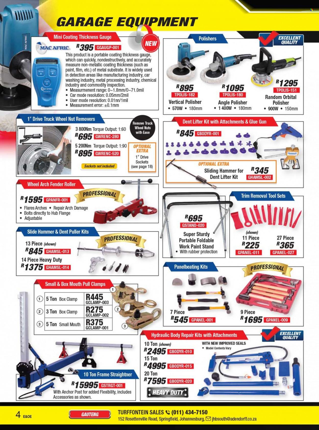 Adendorff Machinery Mart specials. Page 6
