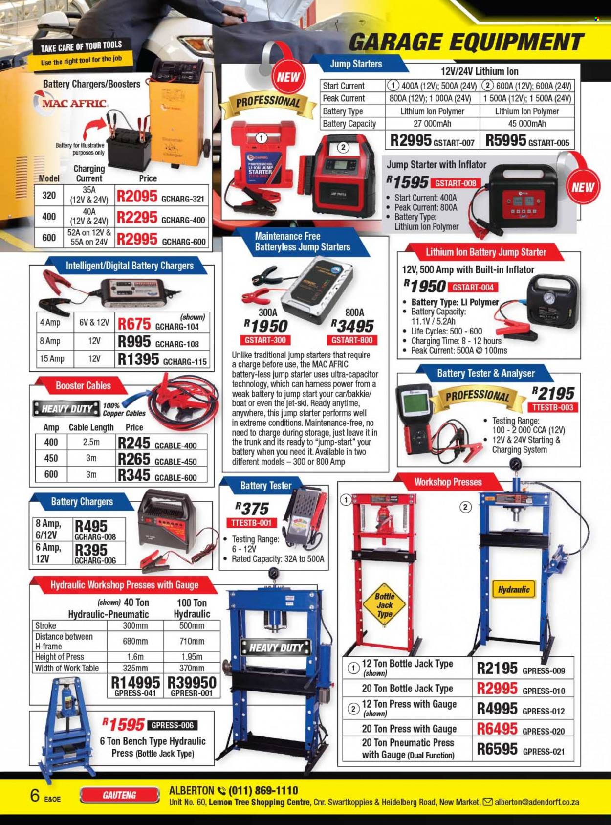 Adendorff Machinery Mart specials. Page 8