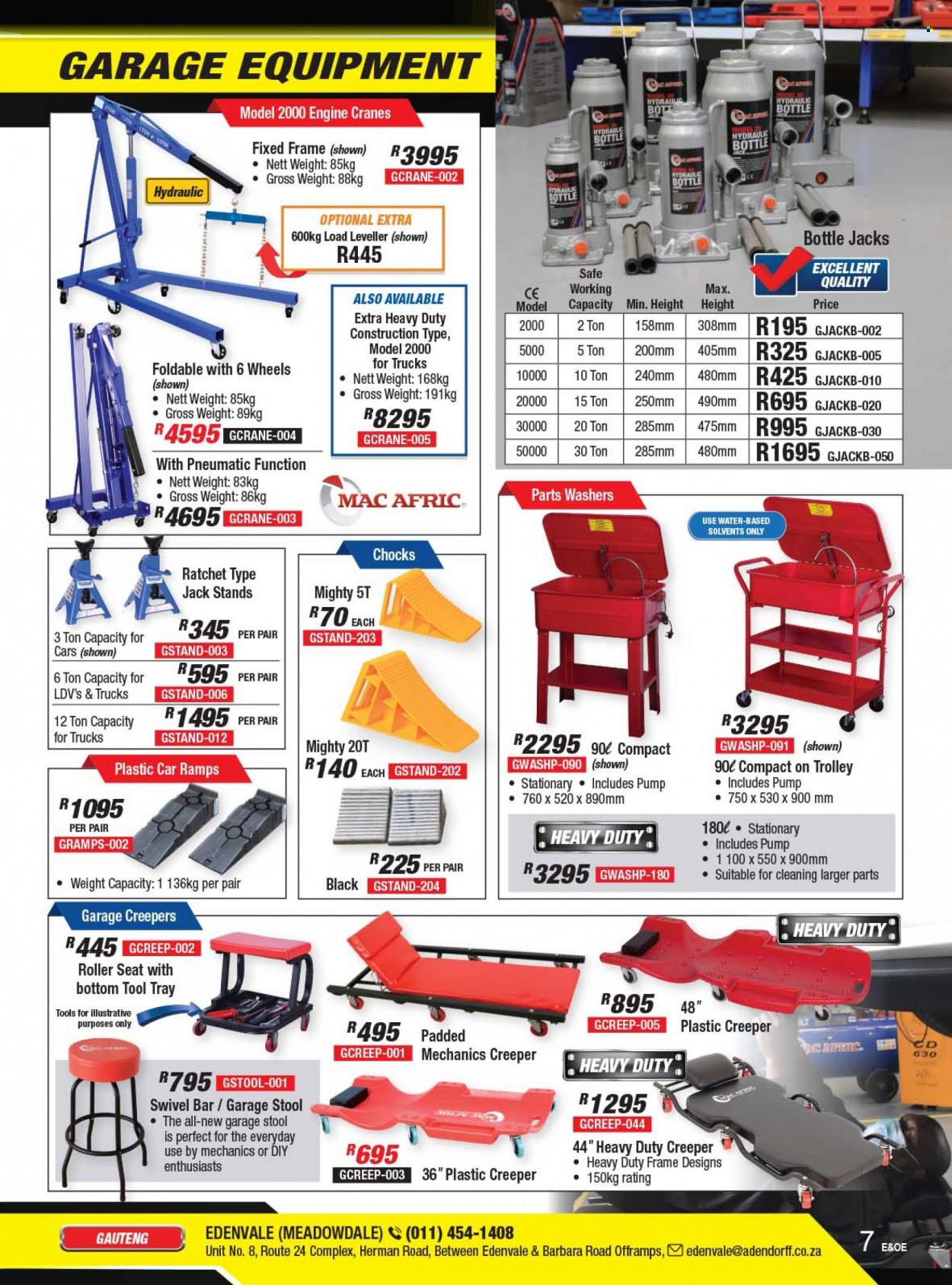 Adendorff Machinery Mart specials. Page 9