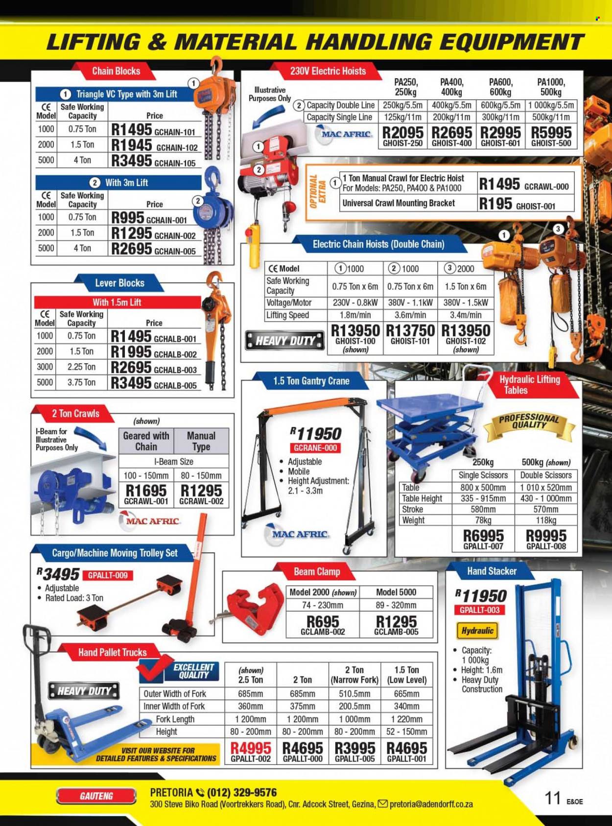 Adendorff Machinery Mart specials. Page 13