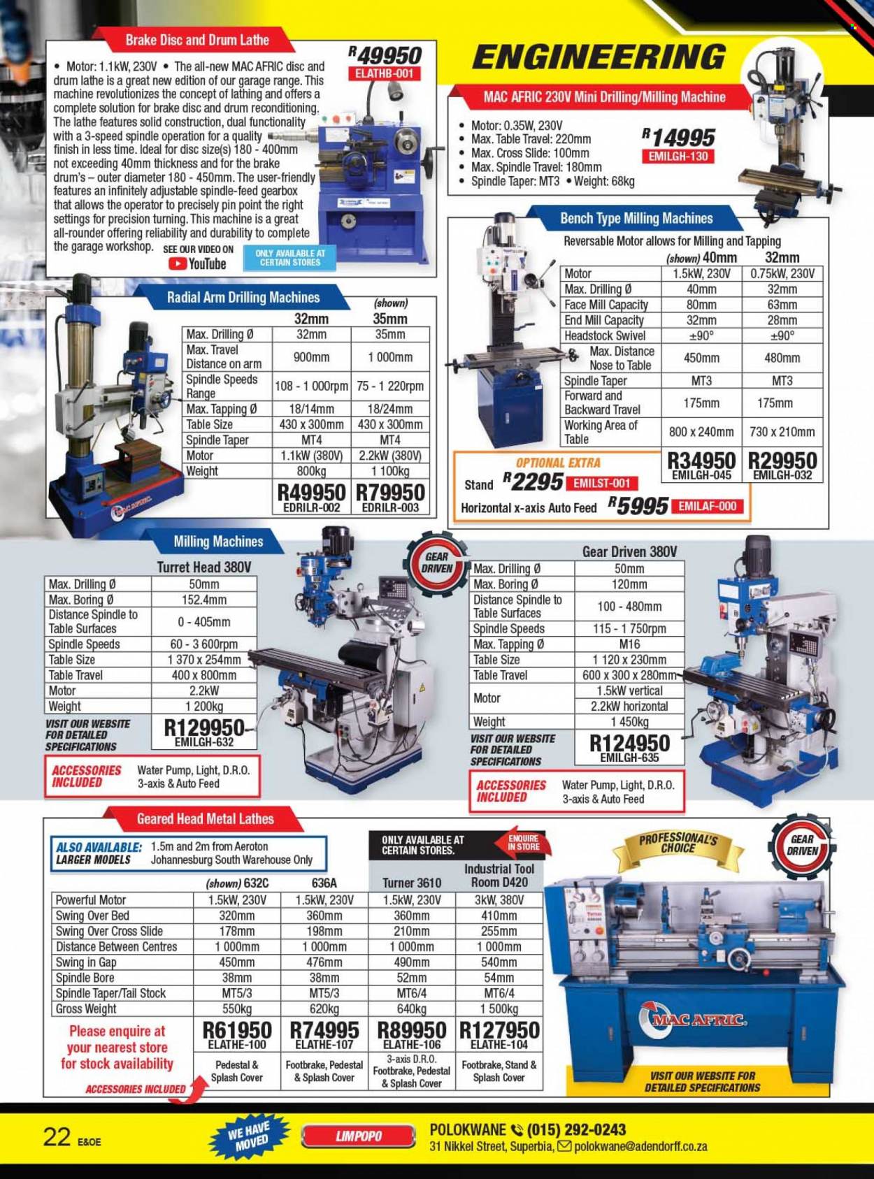Adendorff Machinery Mart specials. Page 24