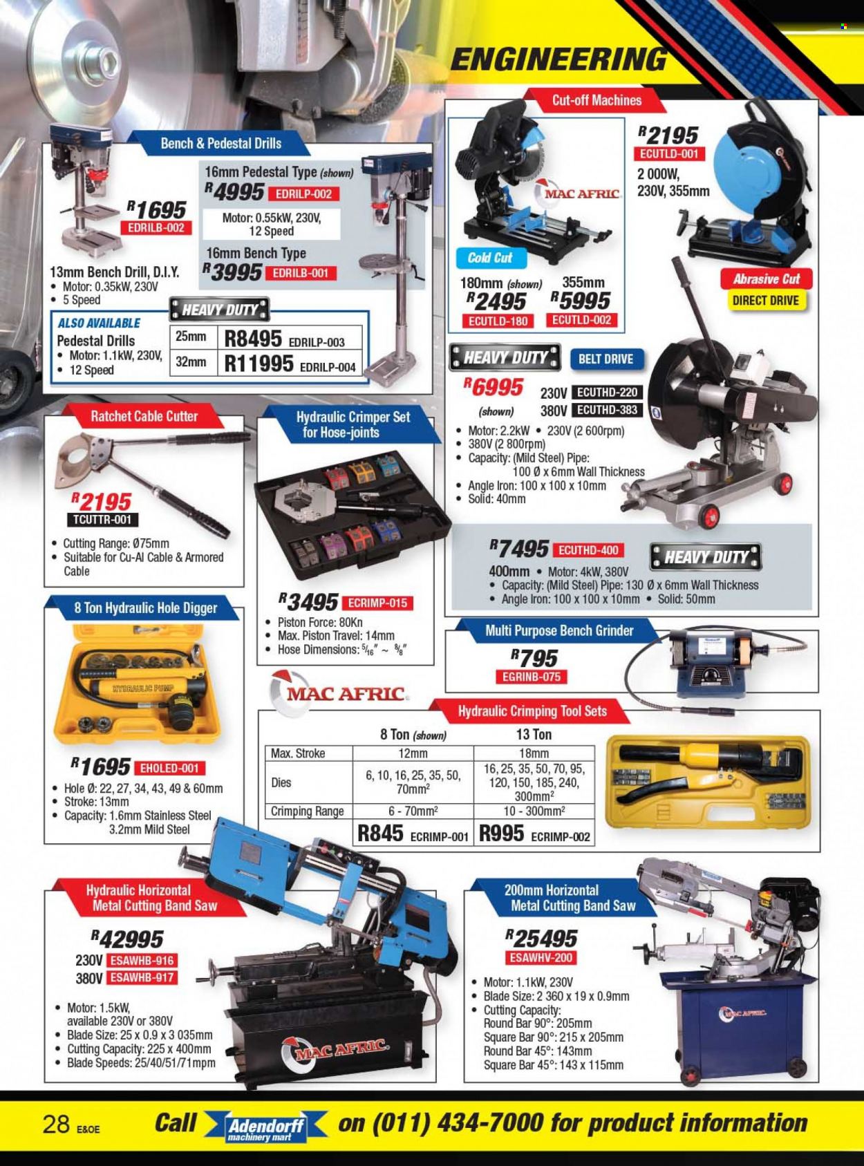 Adendorff Machinery Mart specials. Page 30
