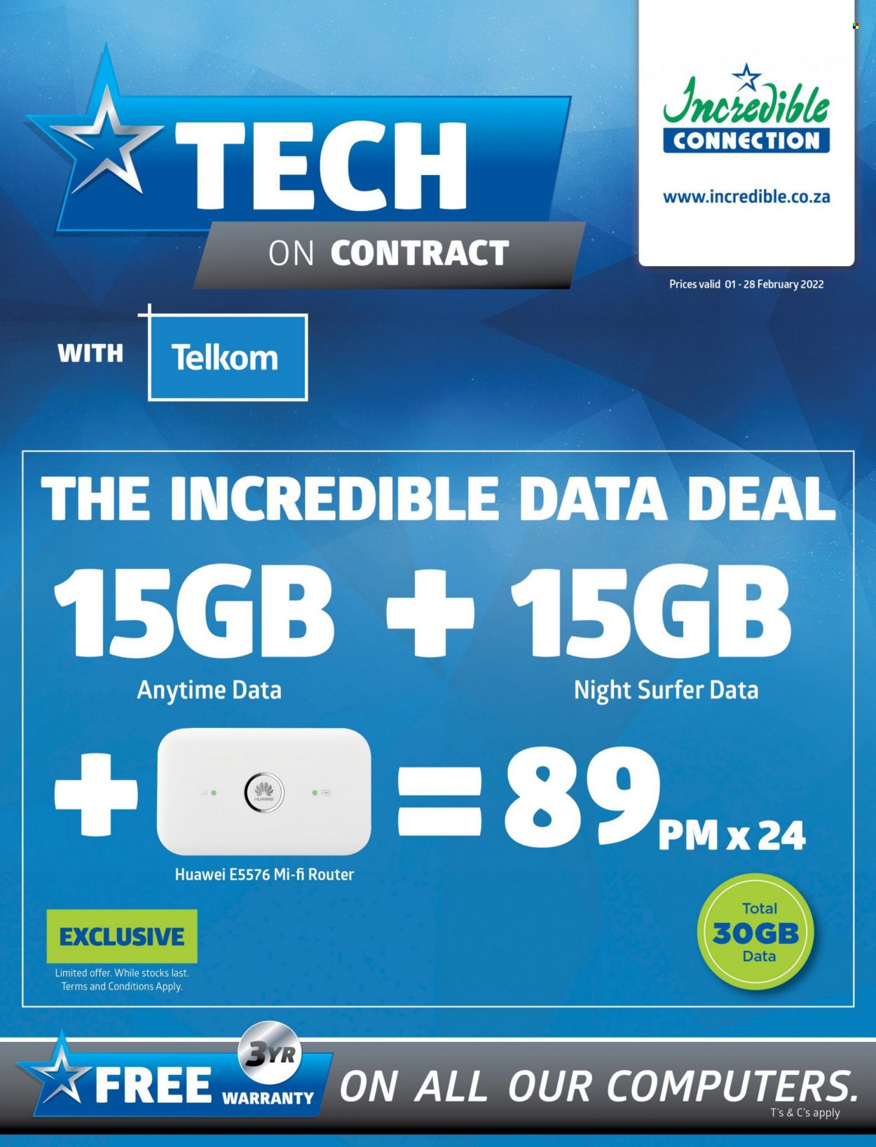 Incredible Connection specials - 01/02/2022 - 28/02/2022. Page 1