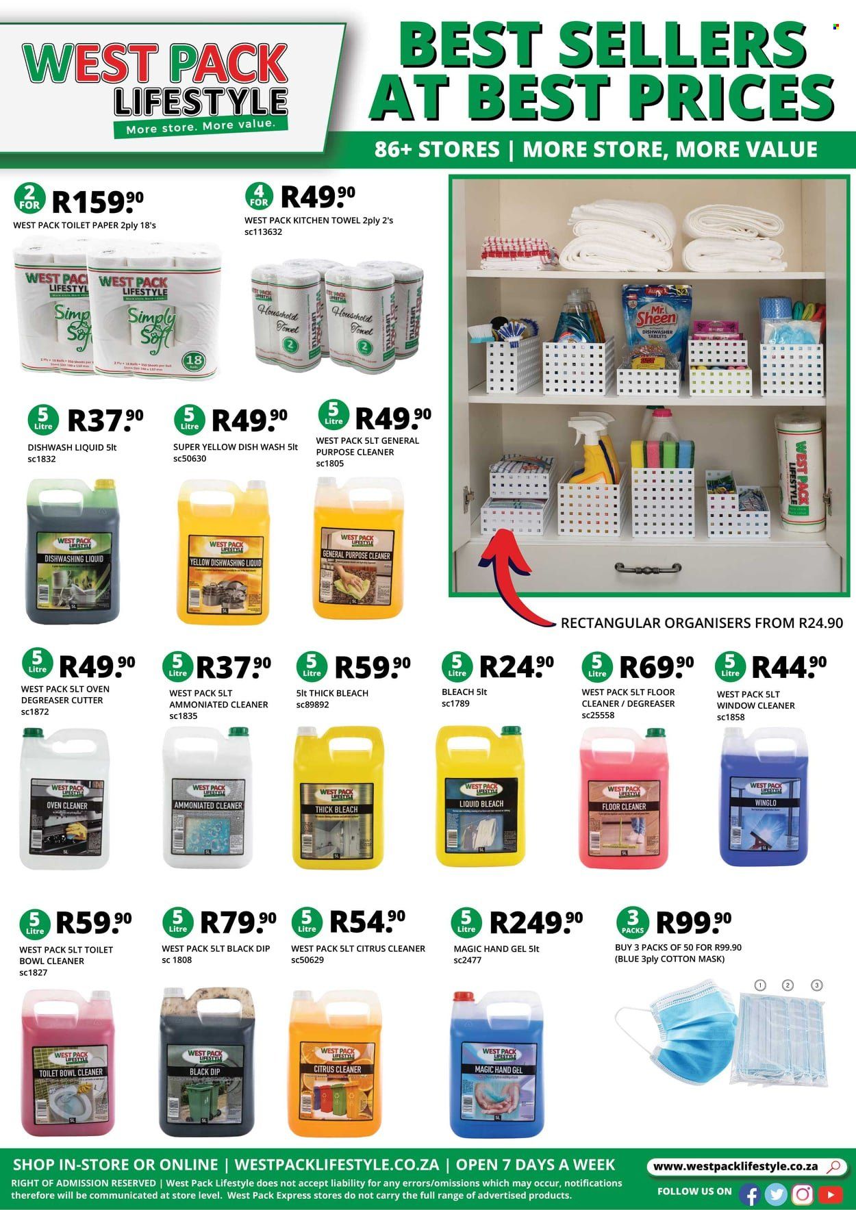 West Pack Lifestyle specials. Page 1