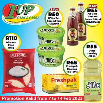 1UP Cash & Carry catalogue  - 07/02/2022 - 14/02/2022.