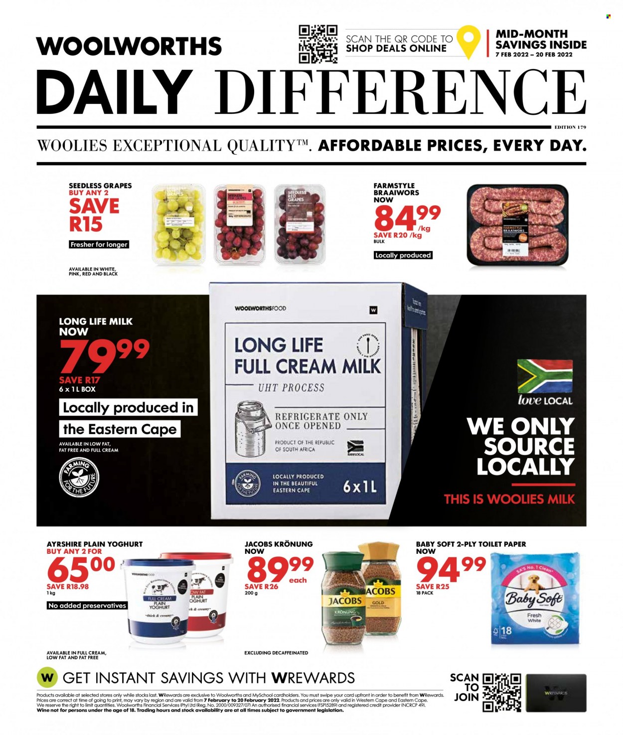 Woolworths specials - 07/02/2022 - 20/02/2022. Page 1