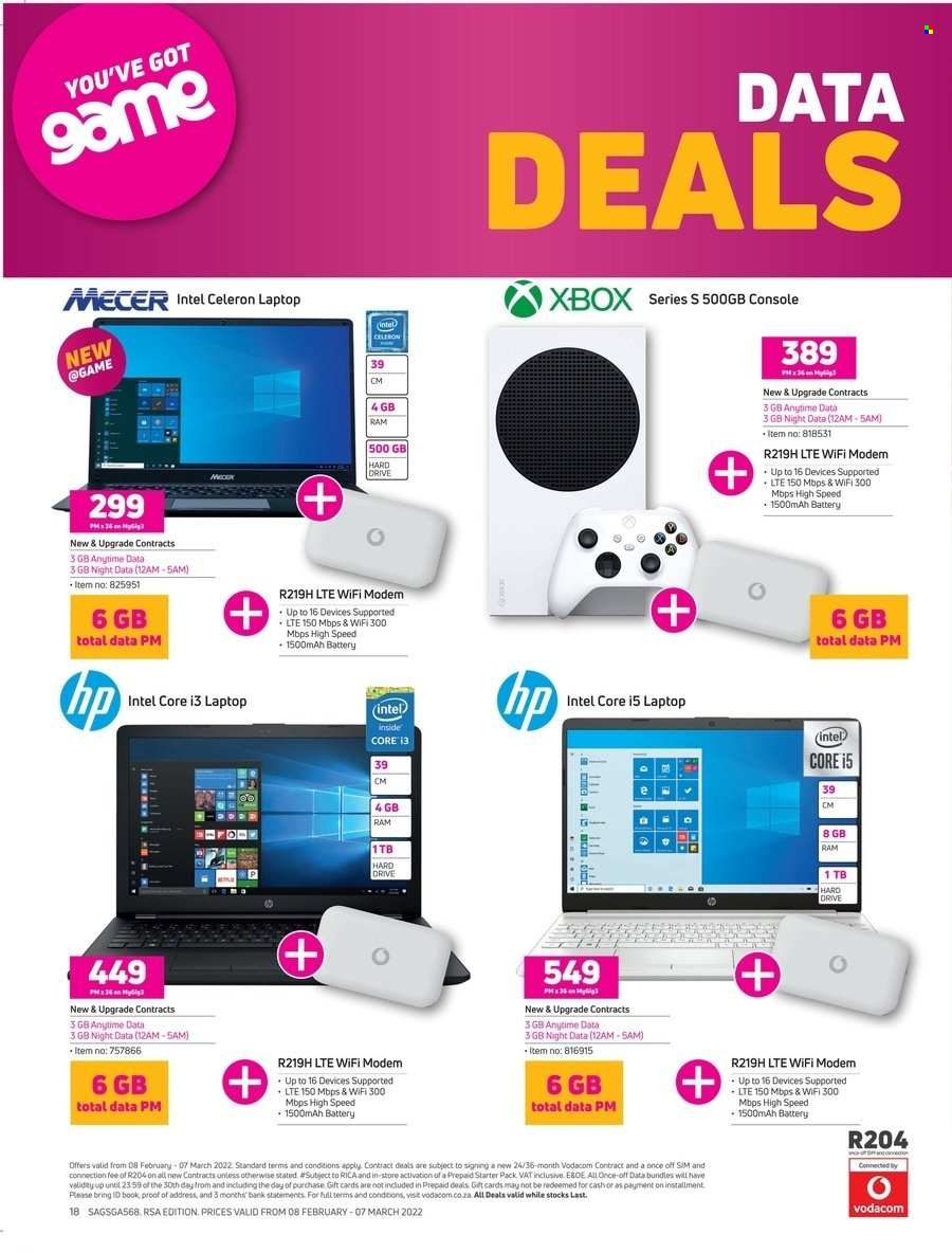 Game specials - 08/02/2022 - 07/03/2022. Page 18