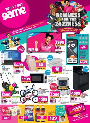 Game catalogue  - 09/02/2022 - 22/02/2022.