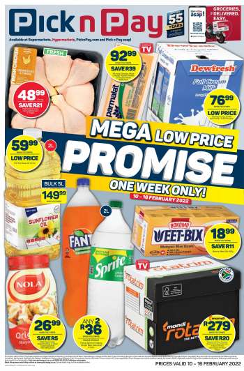 Pick n Pay catalogue  - 10/02/2022 - 16/02/2022.