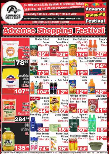 Advance Cash & Carry catalogue  - 10/02/2022 - 12/02/2022.