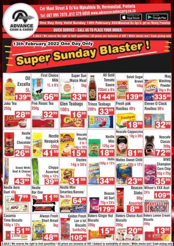 Advance Cash & Carry catalogue  - 13/02/2022 - 13/02/2022.