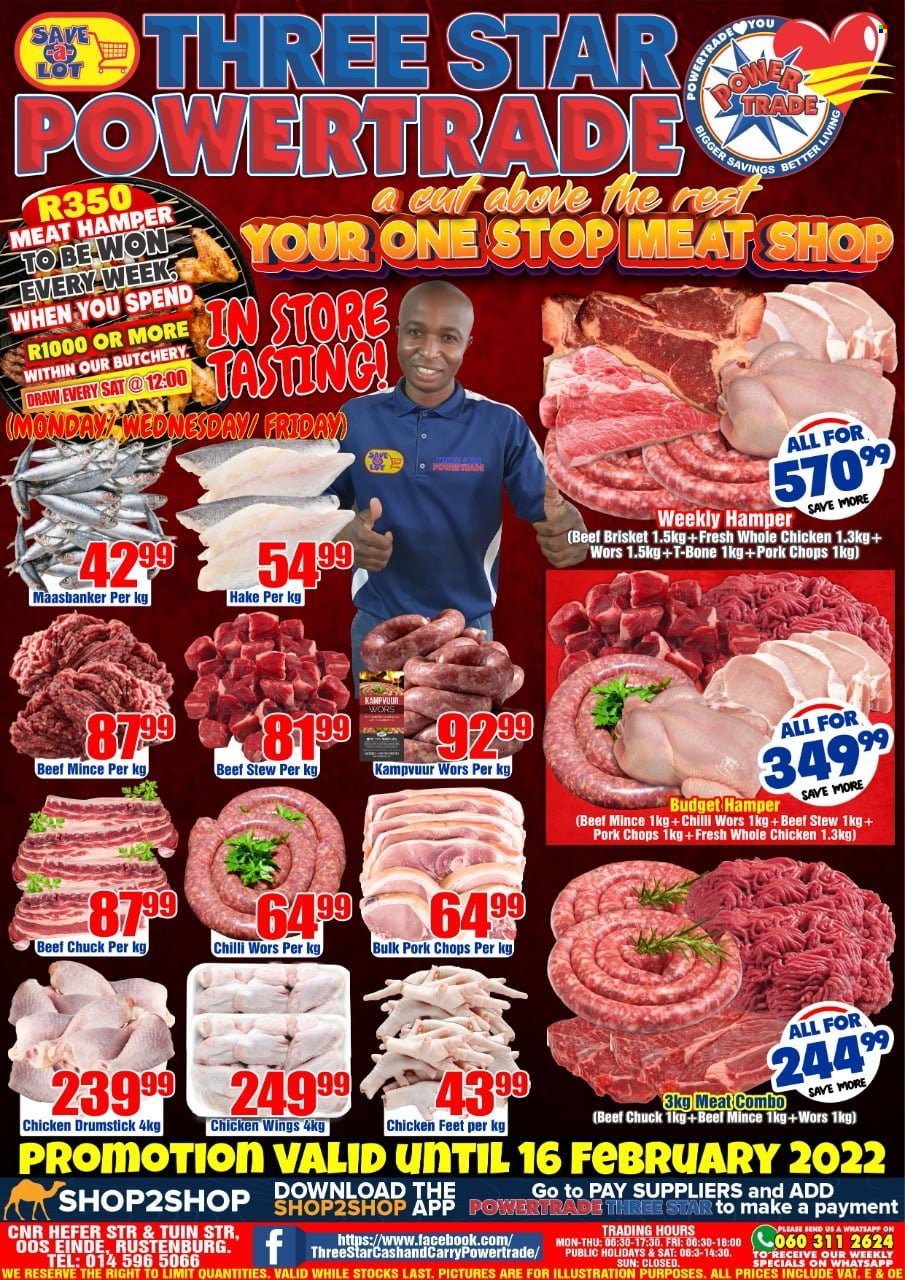 Three Star Cash and Carry specials - 12/02/2022 - 16/02/2022. Page 1