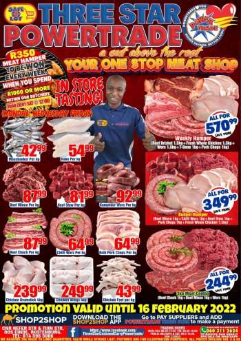 Three Star Cash and Carry catalogue  - 12/02/2022 - 16/02/2022.
