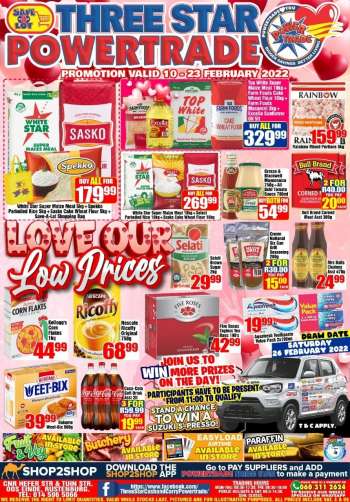 Three Star Cash and Carry catalogue  - 10/02/2022 - 23/02/2022.