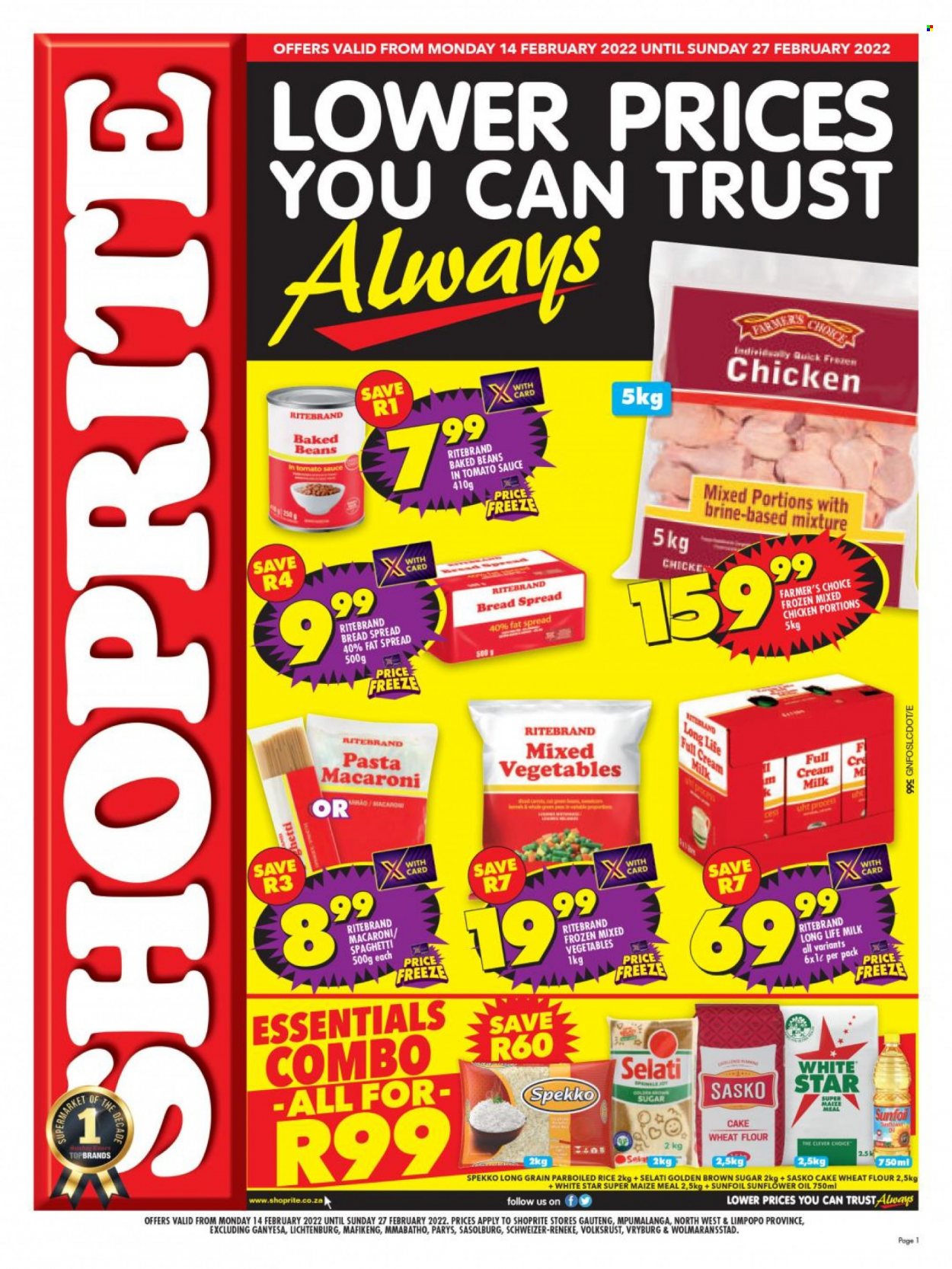 Shoprite specials - 14/02/2022 - 27/02/2022. Page 1