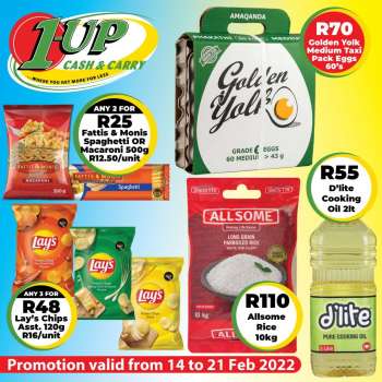 1UP Cash & Carry catalogue  - 14/02/2022 - 21/02/2022.