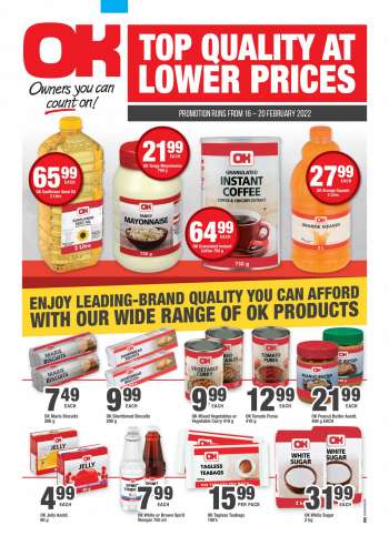 OK Foods catalogue  - 16/02/2022 - 20/02/2022.