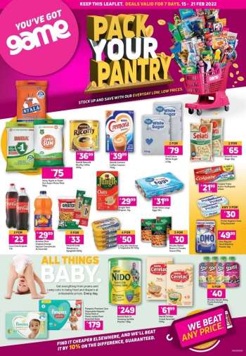 Game catalogue  - 15/02/2022 - 21/02/2022.
