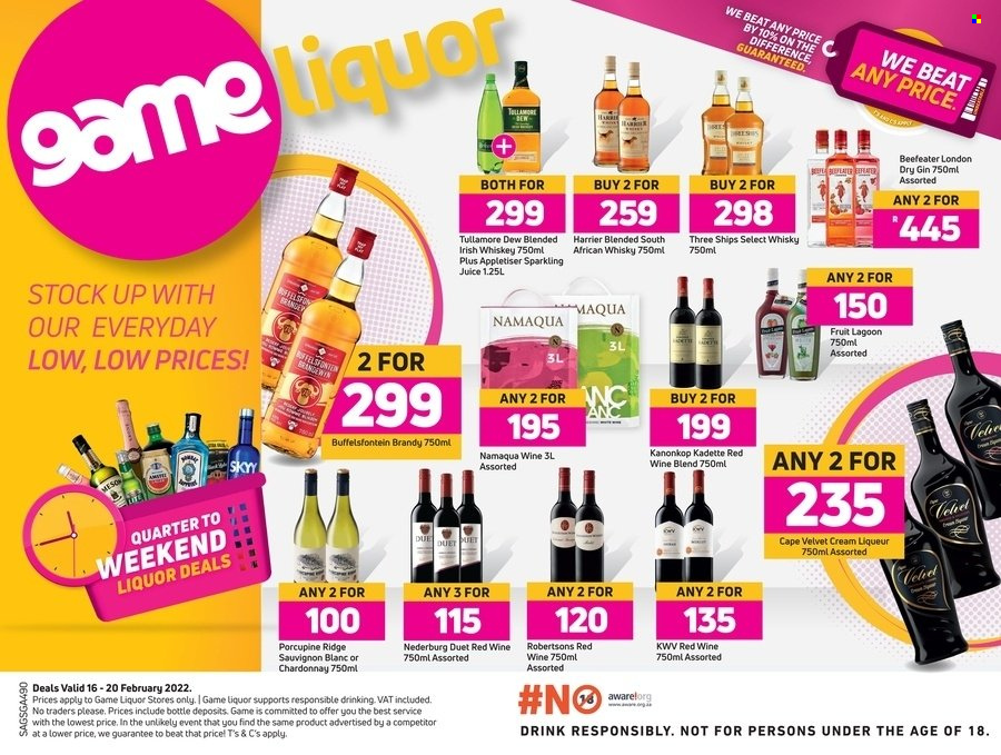 Game specials - 16/02/2022 - 20/02/2022. Page 1