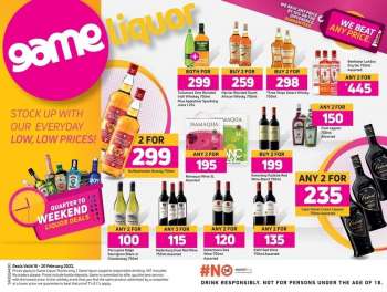 Game catalogue  - 16/02/2022 - 20/02/2022.
