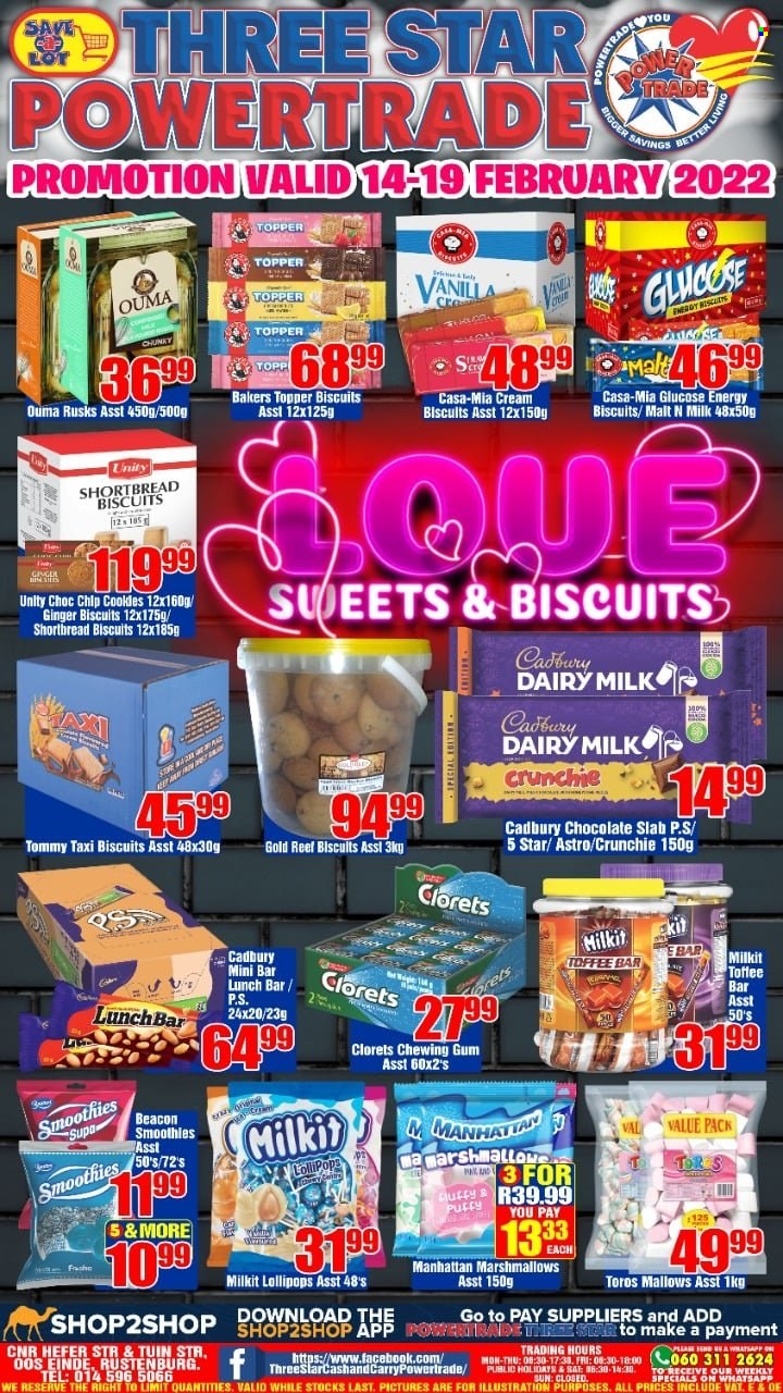 Three Star Cash and Carry specials - 14/02/2022 - 19/02/2022. Page 1